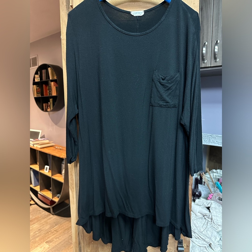Soft tunic top dress coverup lounge leisure wear M boho super soft comfortable